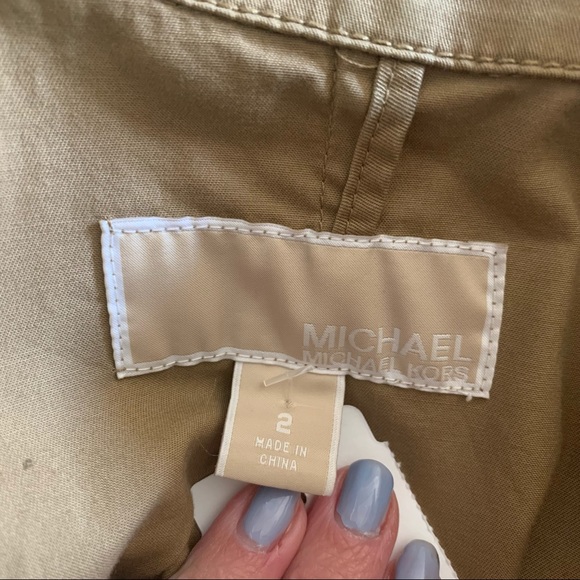 Michael Kors khaki utility jacket size 2 - Picture 8 of 9